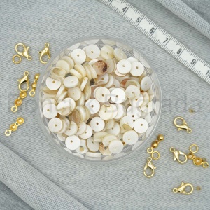 3x8 mm Sedef Boncuk