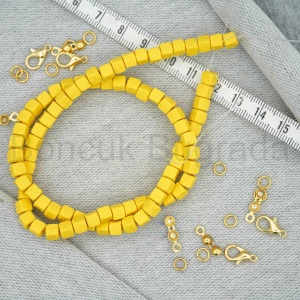 4.5 mm Küp Fimo Boncuk