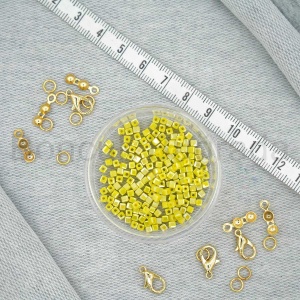 3 mm Kare Kristal Boncuk 