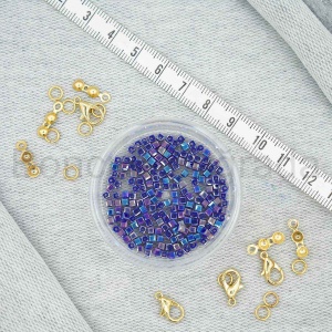 3 mm Kare Kristal Boncuk 