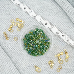 3 mm Kare Kristal Boncuk 