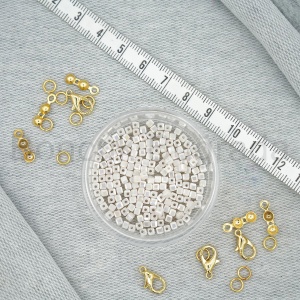 3 mm Kare Kristal Boncuk 