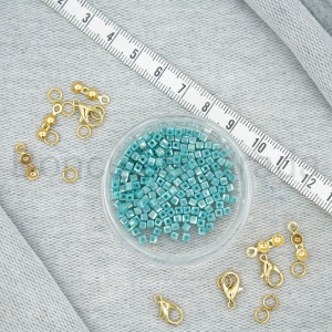 3 mm Kare Kristal Boncuk 