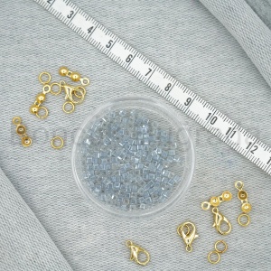3 mm Kare Kristal Boncuk 