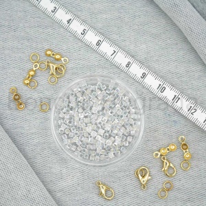 3 mm Kare Kristal Boncuk 