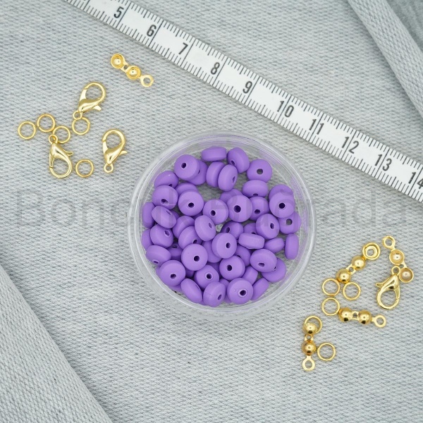 3x6 mm Fimo Boncuk