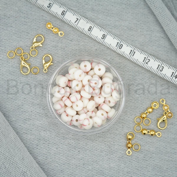 3x6 mm Fimo Boncuk