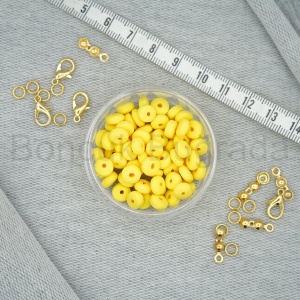 3x6 mm Fimo Boncuk