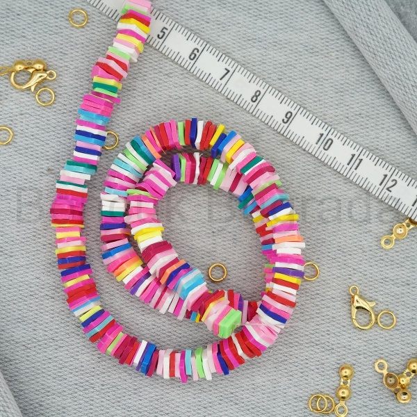 6 mm KARE Fimo Boncuk