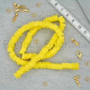 6 mm KARE Fimo Boncuk