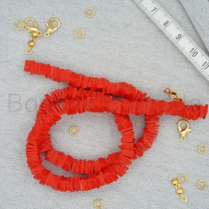 6 mm KARE Fimo Boncuk