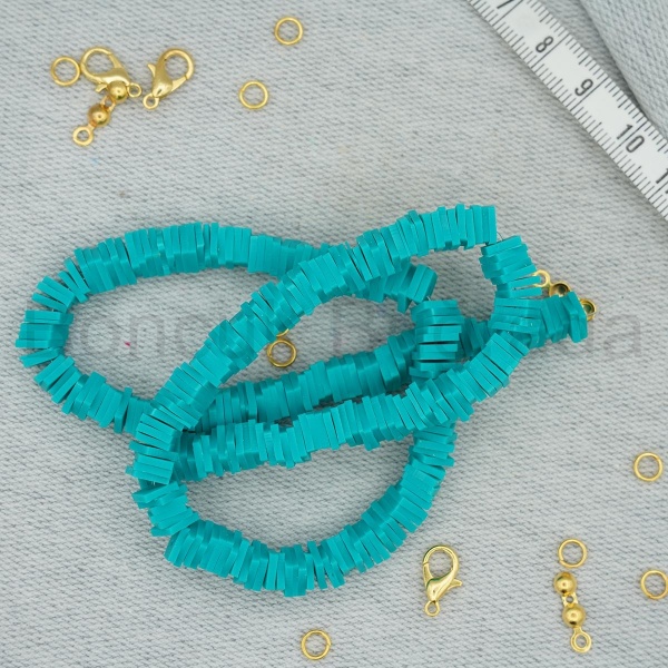 6 mm KARE Fimo Boncuk