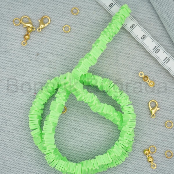 6 mm KARE Fimo Boncuk
