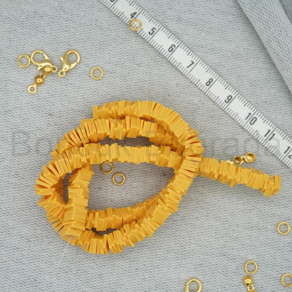 6 mm KARE Fimo Boncuk