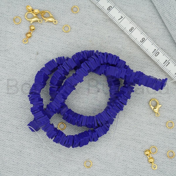 6 mm KARE Fimo Boncuk