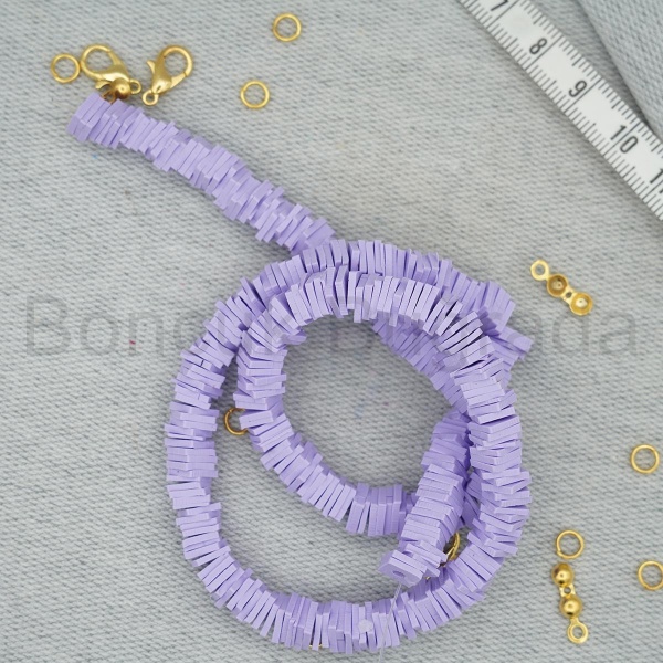 6 mm KARE Fimo Boncuk