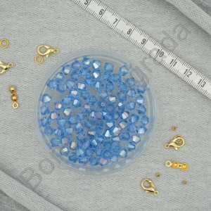 6 mm Piramit Kristal Boncuk 