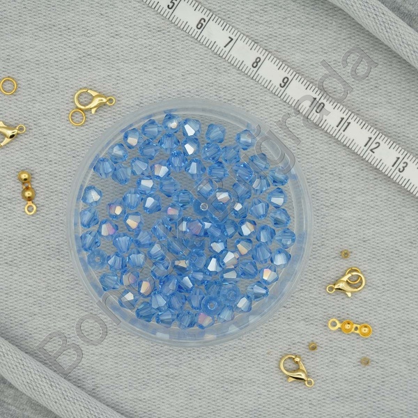 6 mm Piramit Kristal Boncuk 