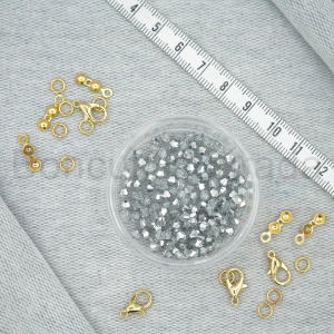 3 mm Piramit Kristal Boncuk 