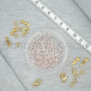 3 mm Piramit Kristal Boncuk 