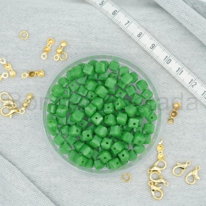 6 mm Kare Kristal Boncuk 