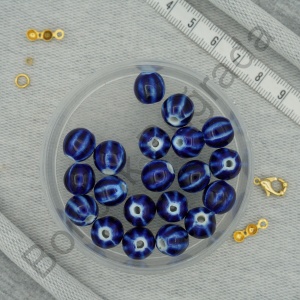  Seramik Figürler - 9x11 mm Sarımsak Boncuk