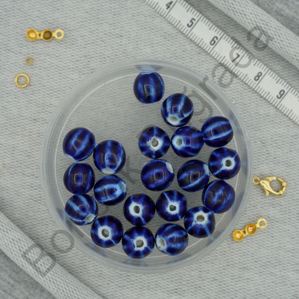  Seramik Figürler - 9x11 mm Sarımsak Boncuk