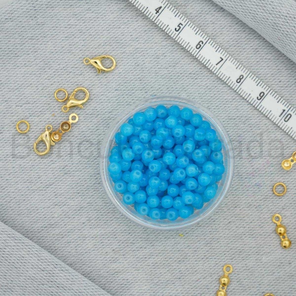 4 mm Boyama Cam Boncuk