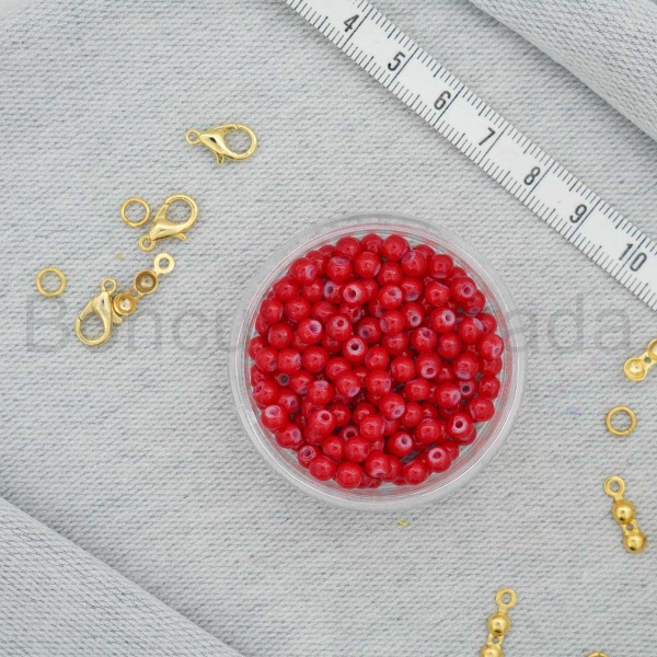 4 mm Boyama Cam Boncuk