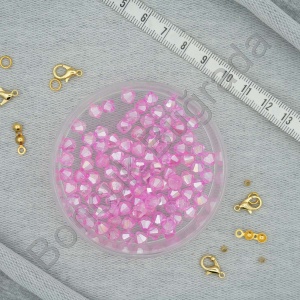 6 mm Piramit Kristal Boncuk 