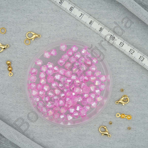 6 mm Piramit Kristal Boncuk 