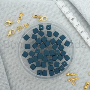 6 mm Küp Fimo Boncuk