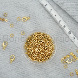 Altın Kaplama 2.5 mm Bit Boncuk