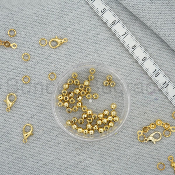 4 mm Altın Kaplama Top