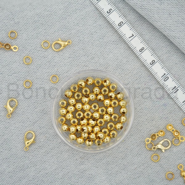 5 mm Altın Kaplama Top