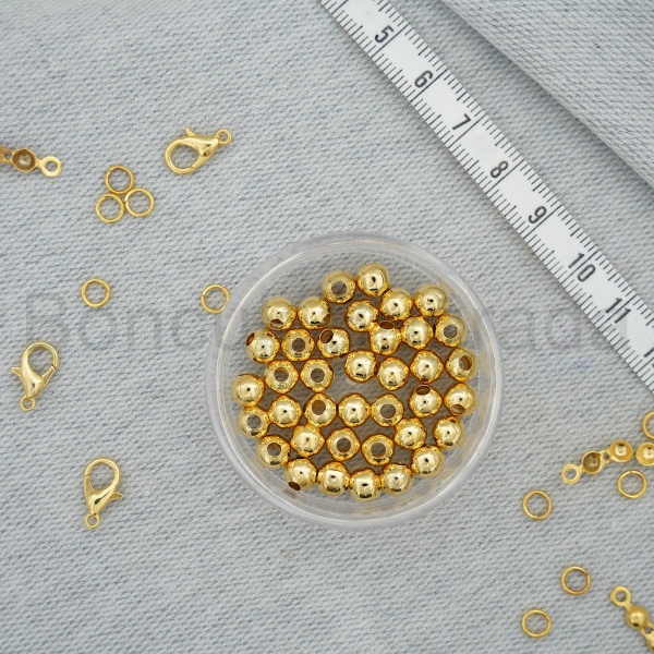 6 mm Altın Kaplama Top