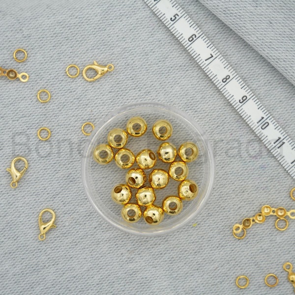 8 mm Altın Kaplama Top