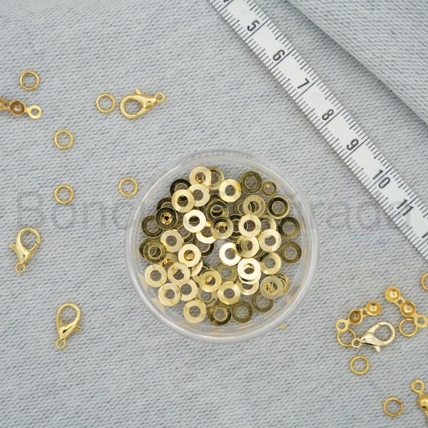 6 mm Altın Kaplama Rondela