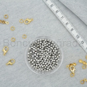 Gümüş Kaplama 3 mm Metal Top