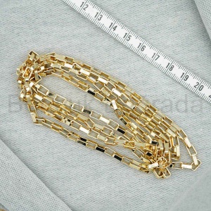 4x7 mm Uzum Küp Zincir 