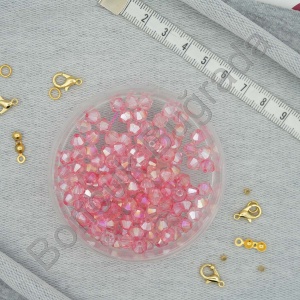 6 mm Piramit Kristal Boncuk 