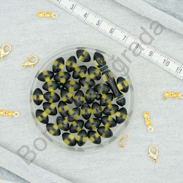 7x10 mm Sıkma Kehribar Taşı
