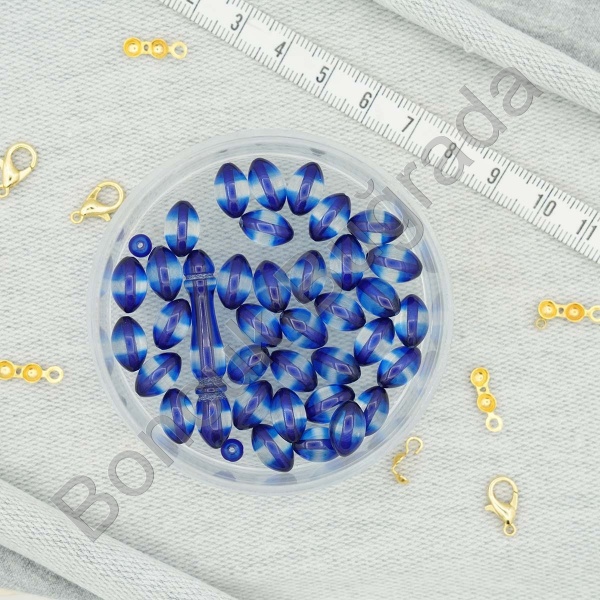 7x10 mm Sıkma Kehribar Taşı