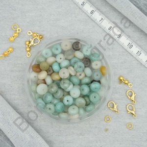 8 mm Rondela Kesim Amazonit Taşı