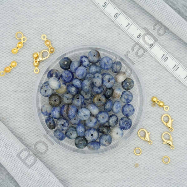 8 mm Rondela Kesim Sodalit Taşı