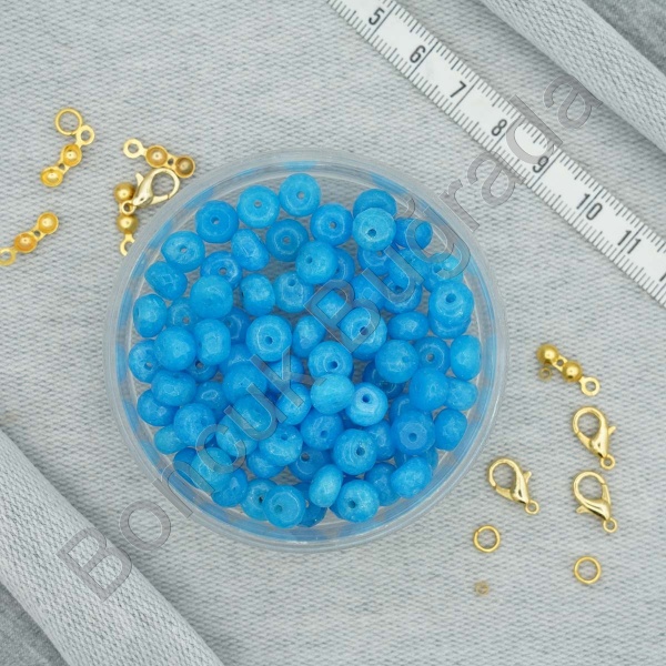 8 mm Rondela Kesim Jade Taşı