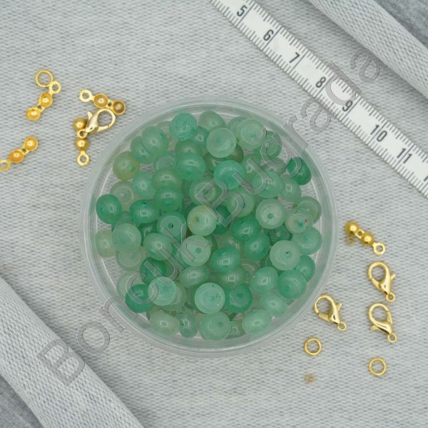 8 mm Rondela Kesim Aventurin Taşı