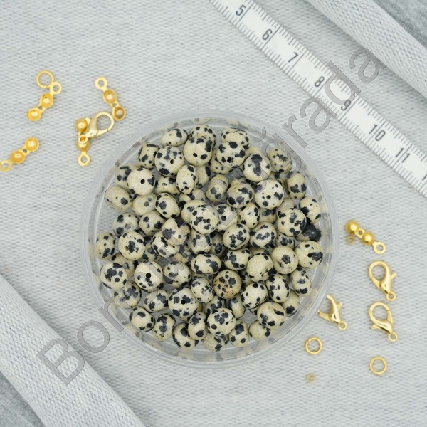 8 mm Rondela Kesim Jasper Taşı