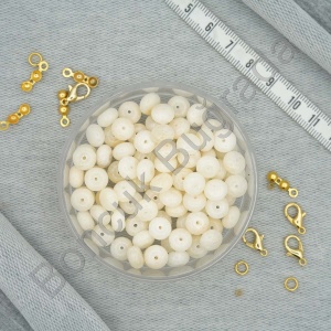 8 mm Rondela Kesim Kalsit Taşı
