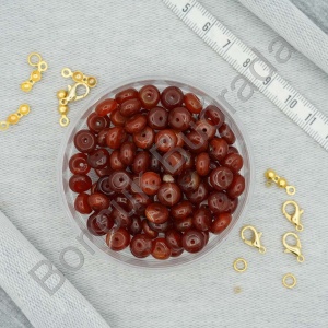 8 mm Rondela Kesim Akik Taşı